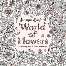 Load image into Gallery viewer, World of Flowers Adult Coloring Book