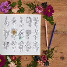 Load image into Gallery viewer, World of Flowers Adult Coloring Book